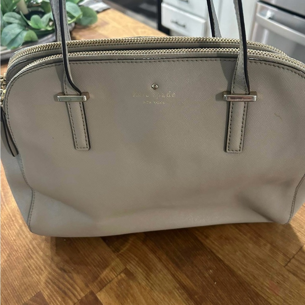 Kate Spade Light Gray Satchel